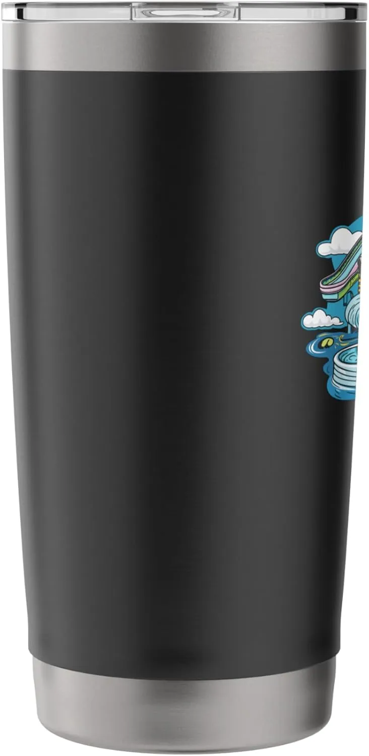Water Park Squad, Water Park Amusement Team Crew Stainless Steel Insulated Tumbler