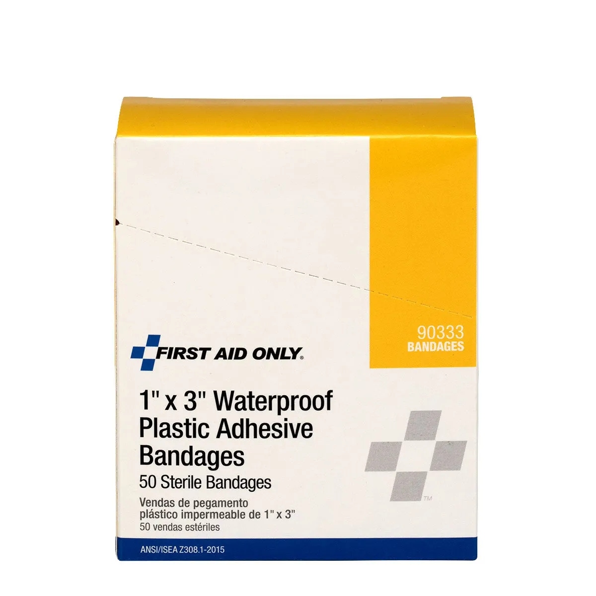 Waterproof Bandages, 3" x 1" , Box of 50