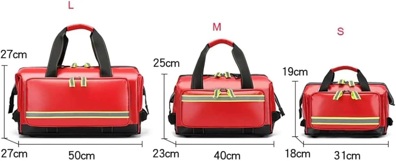 Waterproof Emergency Medical Survival Kit Professional First Responder Bag Medicine Storage Bag for Home Health Field TripsGreen31 * 18 * 19cm(Green,50 * 27 * 27cm)