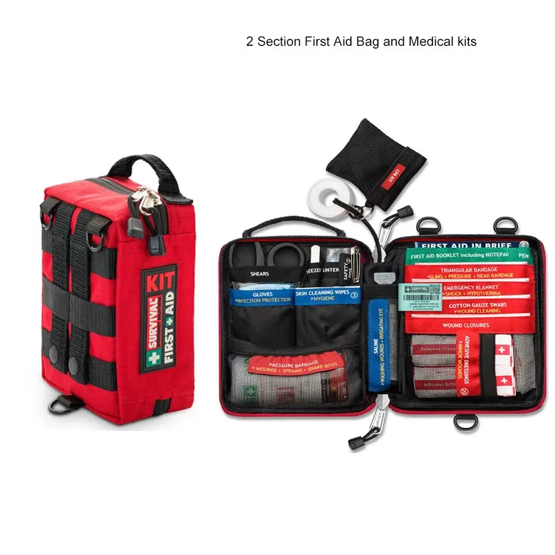Waterproof First Aid Kit – Portable Emergency Medical Bag.
