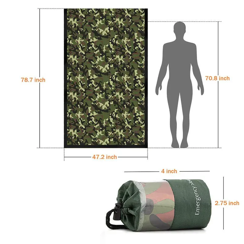 Waterproof Lightweight Thermal Emergency Sleeping Bag Bivy Sack