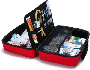 Waterproof Oxford Cloth First Aid Kit Portable First Aid Kit Box High Capacity Drug Packing for Home, Workplace, Car, Travel, Outdoor
