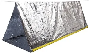 Wealers Emergency Shelter Thermal Tent Survival Cold Weather Thermal Mylar Materiel Lightweight Waterproof Great for Hiking, Camping, & Backpacking First Aid Kit