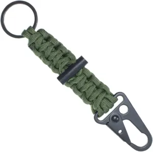 West Coast Paracord - Survival EDC Keychain - Survival Keychain with Carabiner and Fire Starter for Outdoors
