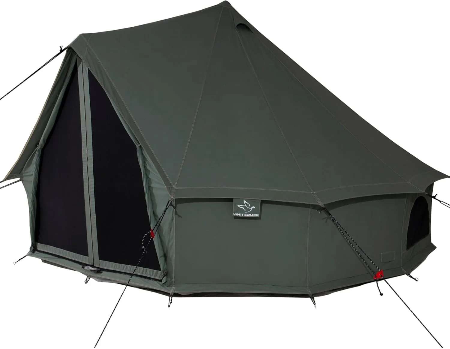 WHITEDUCK Regatta Canvas Bell Tent - w/StoveJack, Waterproof, 4 Season Luxury Camping and Glamping Yurt Tent Outdoor