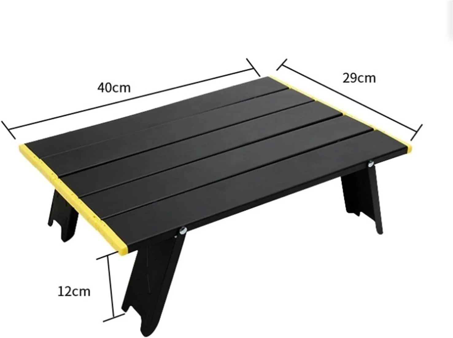 WOLWES Outdoor Aluminum Alloy Folding Table Camping Light Portable Picnic Barbecue Table Simple Mini Table Camping Aluminum Table (Color : 03)