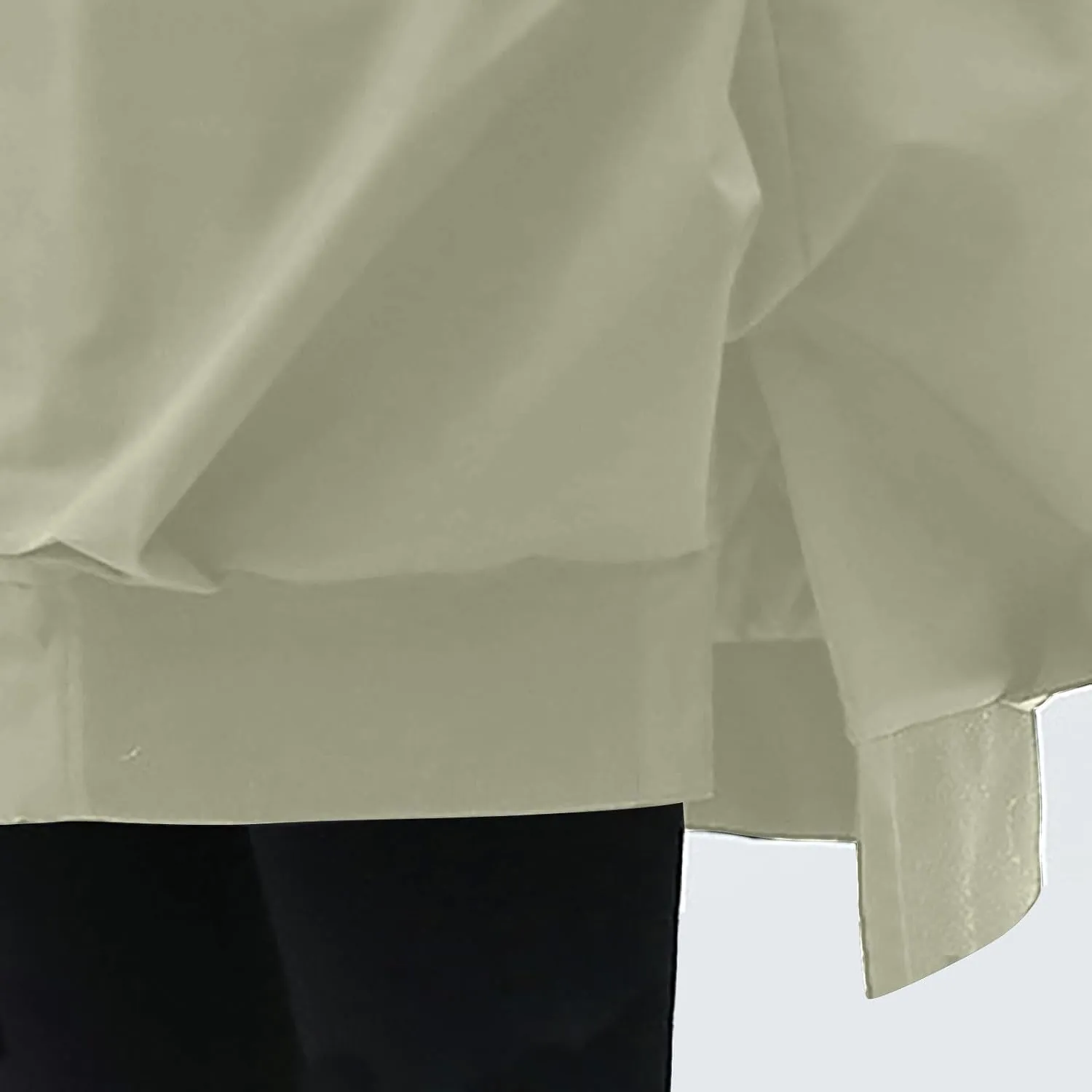 Women Long Rain Jacket Waterproof Lightweight Hooded Raincoat Windbreaker Coat Side Slits High-Low Hem Outdoor Coats