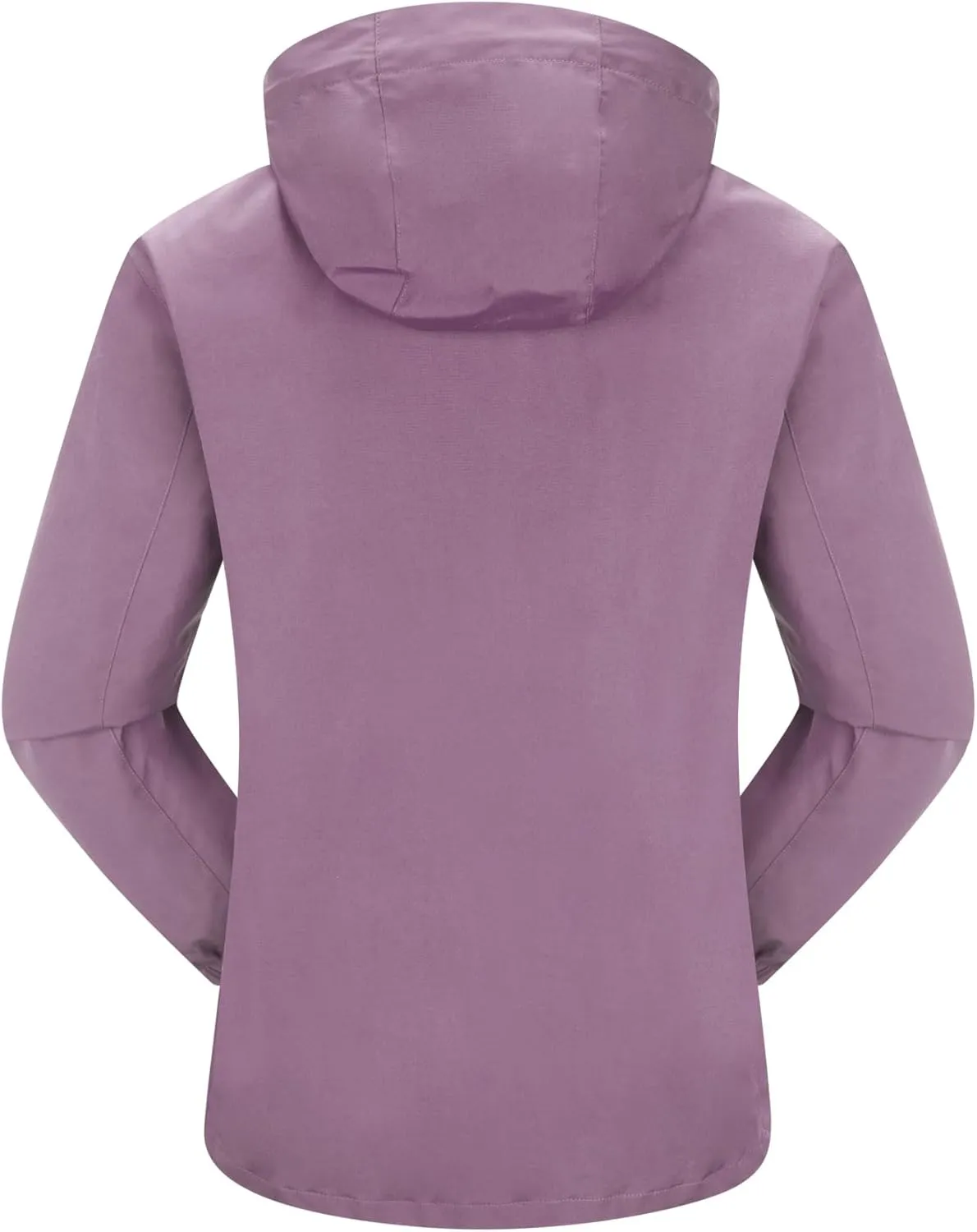 Women Winter Coat Double Warm Jacket Women's 3-in-1 Waterproof Jacket Hooded Rainproof Jacket Ski Jacket