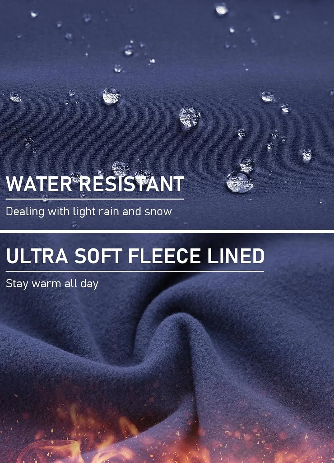 Women's Clearance Fleece Lined Cargo Joggers Water Resistant Winter Hiking Pants Sweatpants Snow Running
