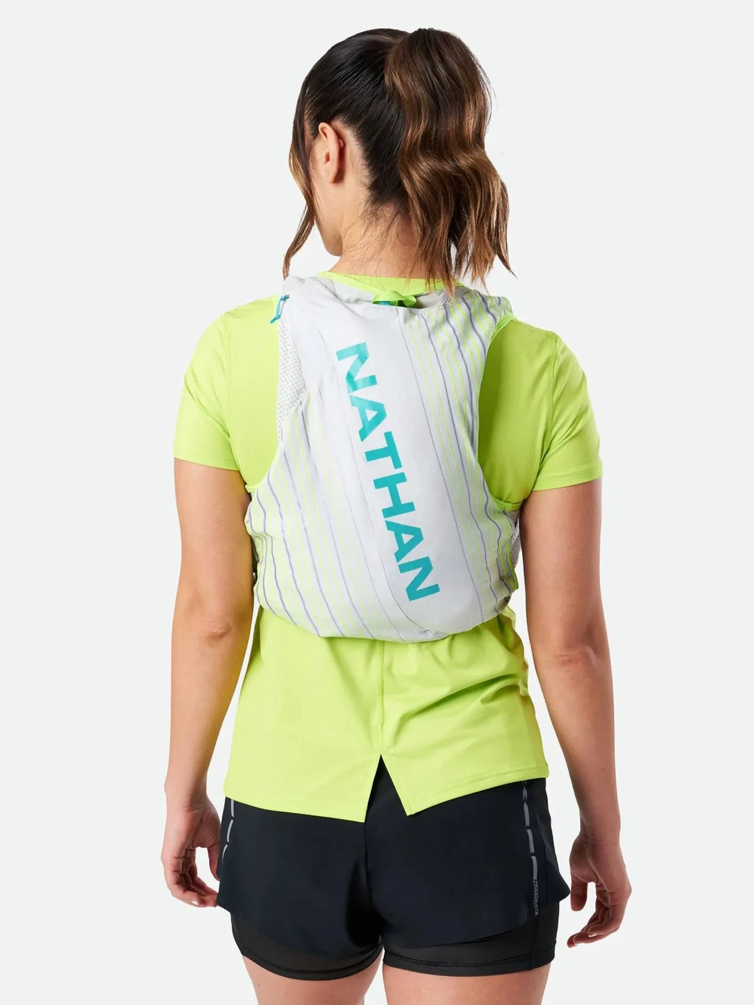Women’S Pinnacle 12 Liter Hydration Race Vest In Vapor Grey/caribbean Blue