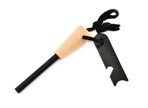 Wooden Handle Fire Starter Tool for Survival