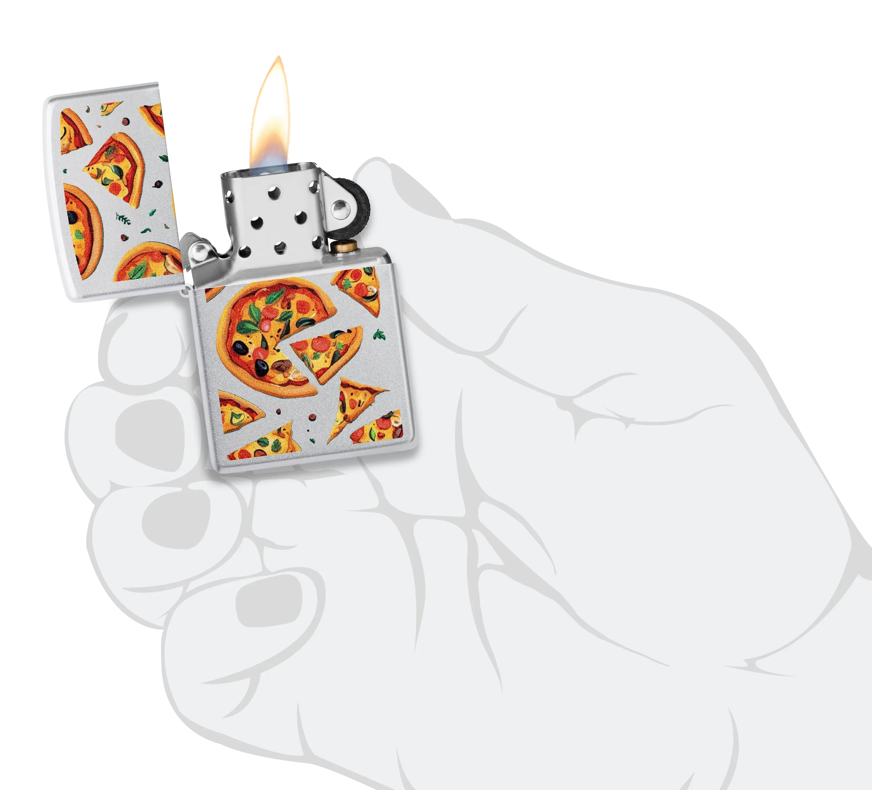 Wzór nawiązujący do hasła Najwyższa jakość pizzy