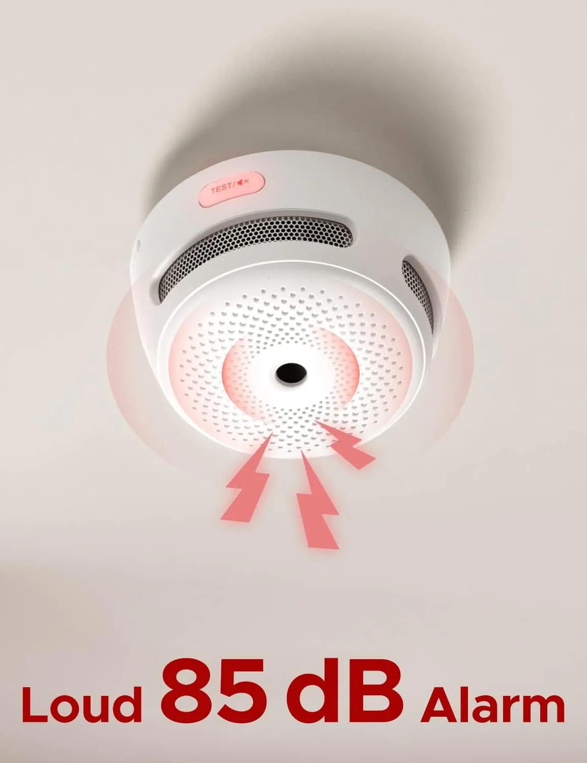 X-Sense Smart Smoke Detector Fire Alarm with Replaceable Battery, Wi-Fi Smoke Detector, Real-Time App Notifications, XS01-WX, 3-Pack