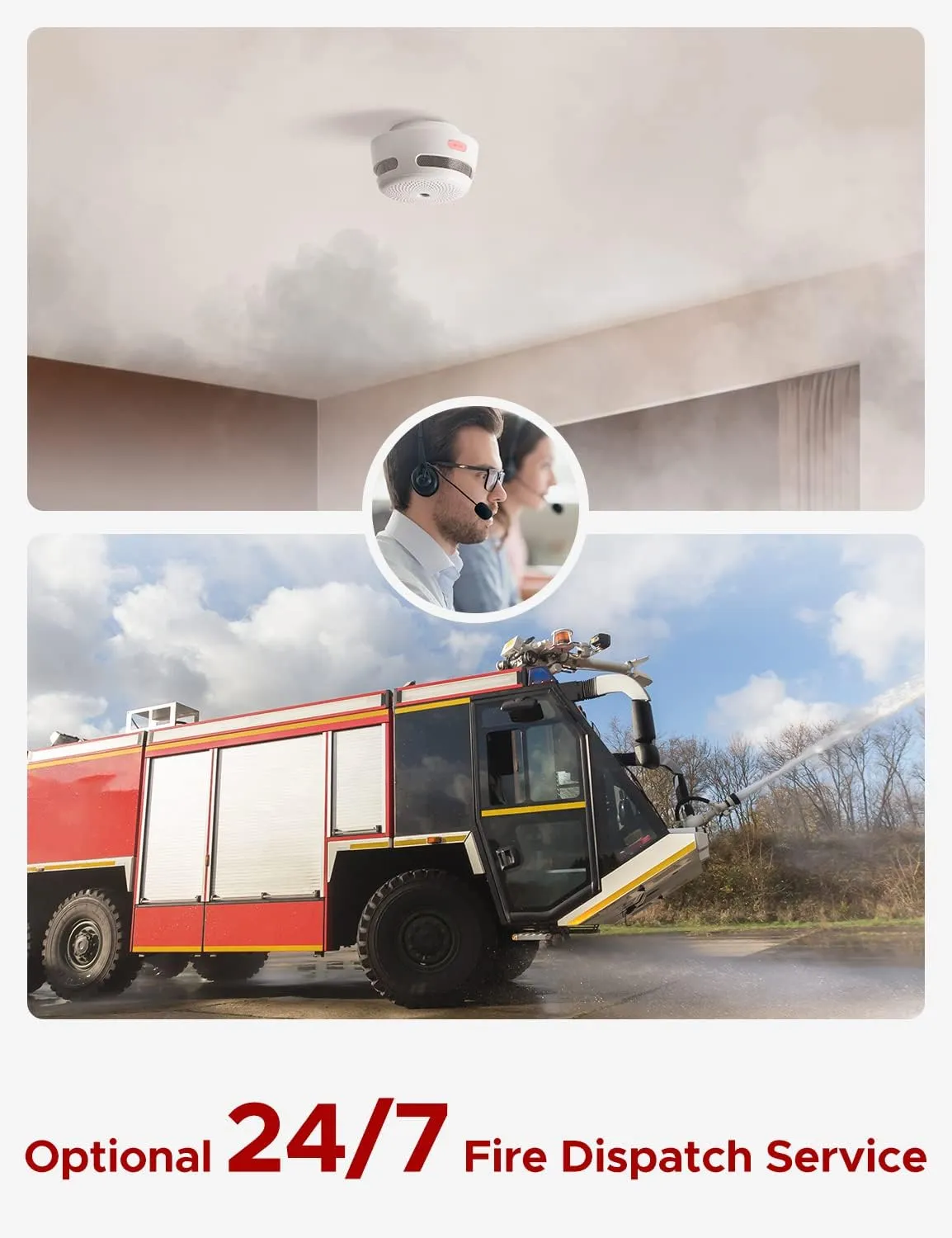 X-Sense Smart Smoke Detector Fire Alarm with Replaceable Battery, Wi-Fi Smoke Detector, Real-Time App Notifications, XS01-WX, 3-Pack
