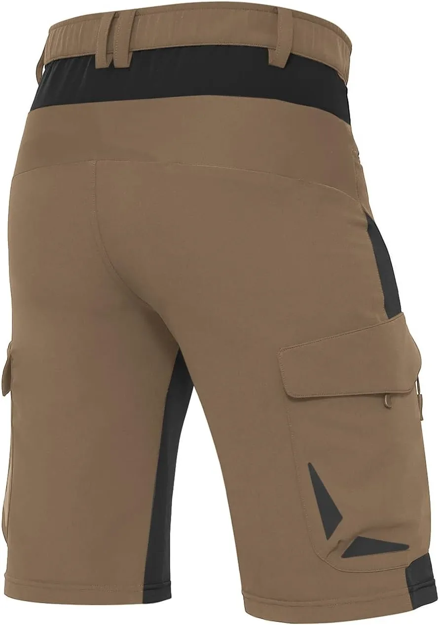XKTTAC Men's Outdoor Quick Dry Lightweight Stretchy Shorts for Hiking, Tactical, Camping, Travel with 6 Pockets