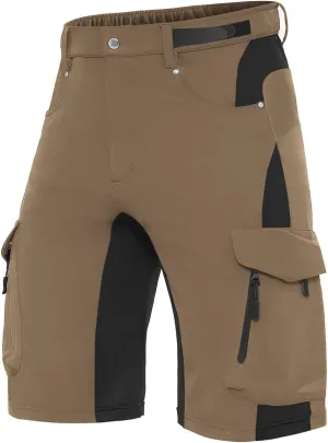 XKTTAC Men's Outdoor Quick Dry Lightweight Stretchy Shorts for Hiking, Tactical, Camping, Travel with 6 Pockets