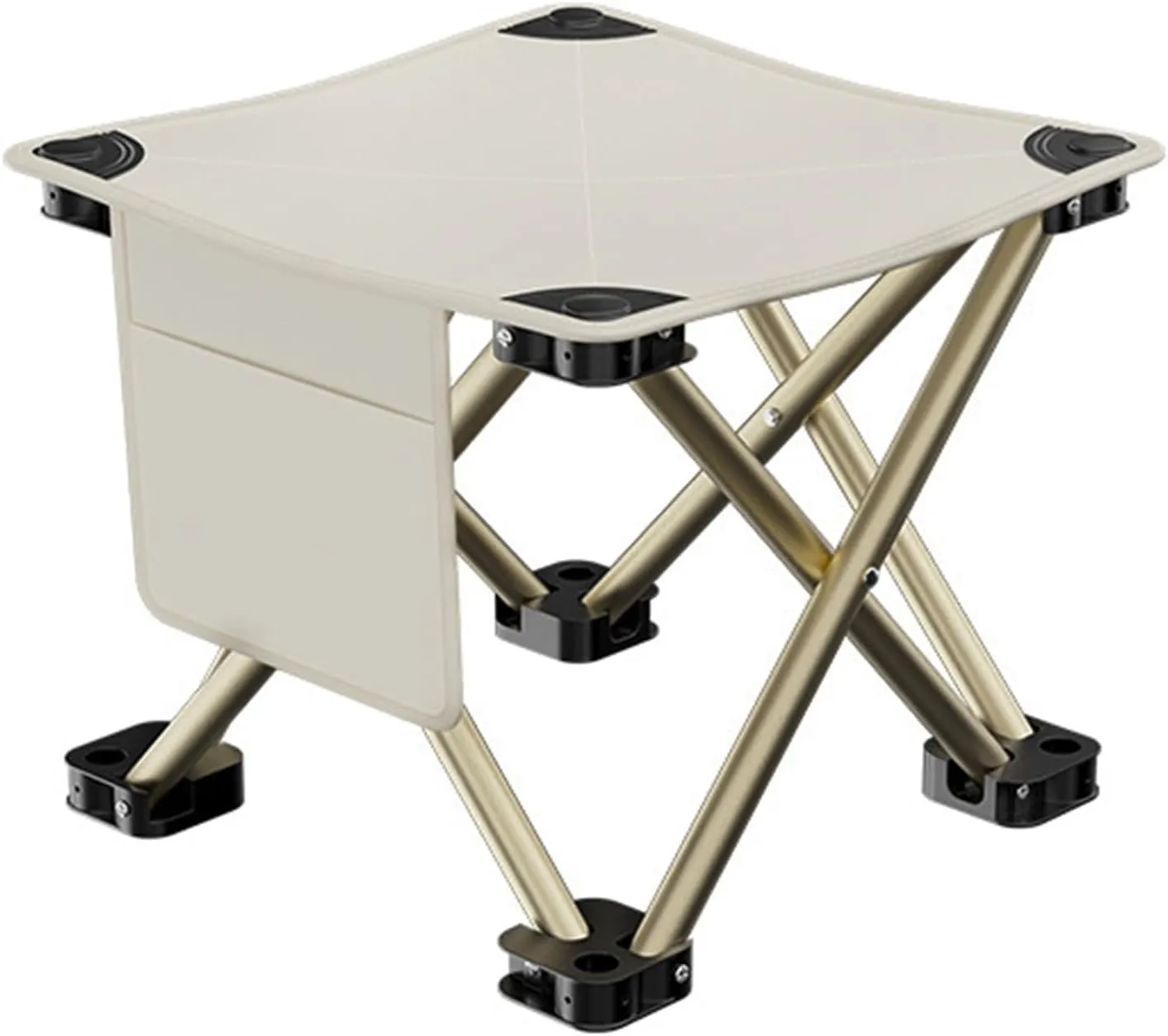 XPSSJMU Folding Camping Stool Portable Outdoor Camping Chair with Carry Bag - Ideal for Fishing BBQ Hiking Gardening and Beach Travel