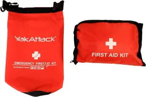 YakAttack Waterproof First Aid Kit for Boating & Kayaking with Dry Bag | Emergency Medical & Survival Essentials | Outdoors & Travel Gear | Water Proof First Aid Drybag | Compact & Lightweight