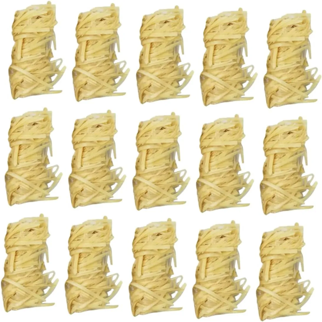 Yardwe 160pcs Natural Wooden Fire Quick Firelighters for Camping Grills and Fire Pits Easy Use Lighters for Burners Emergency