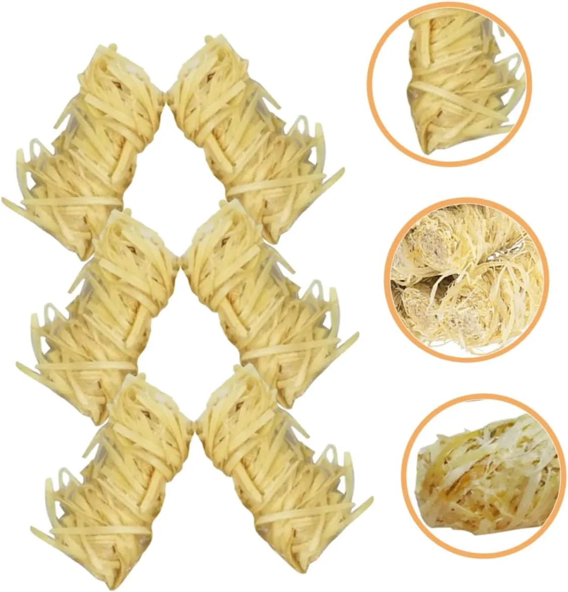 Yardwe 160pcs Natural Wooden Fire Quick Firelighters for Camping Grills and Fire Pits Easy Use Lighters for Burners Emergency