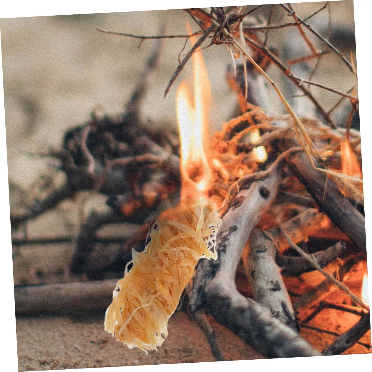 Yardwe 160pcs Natural Wooden Fire Quick Firelighters for Camping Grills and Fire Pits Easy Use Lighters for Burners Emergency