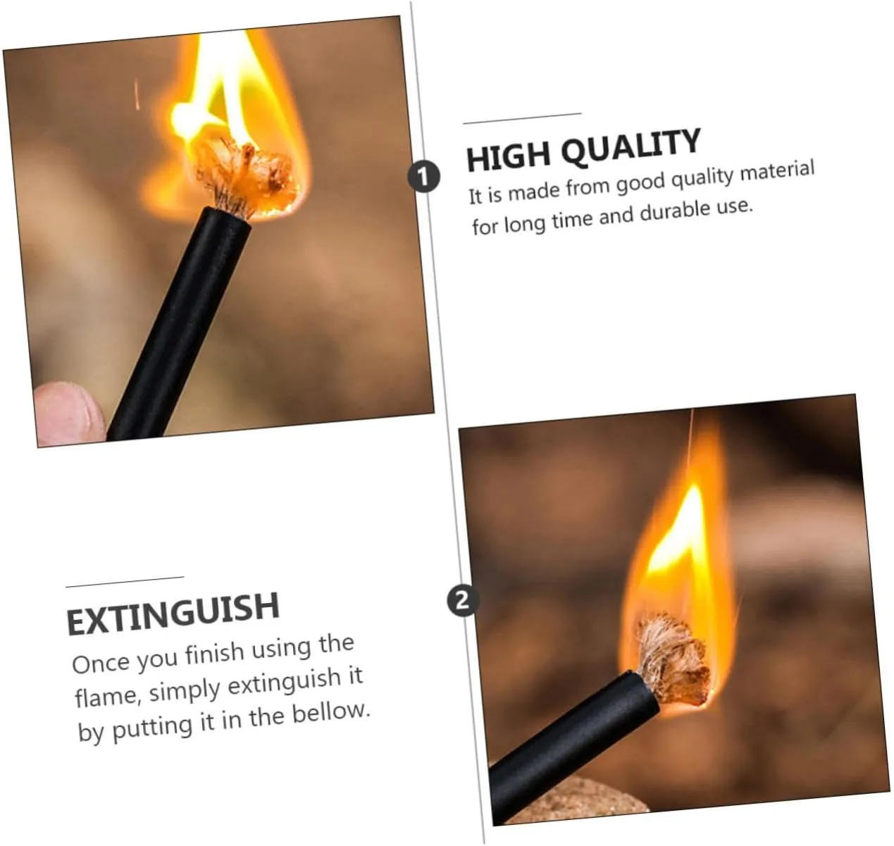 Yardwe Fun Camping Stuff Lantern Camping Utensils Glow Cool Camping Gear Emergency Fire Starter Outdoor