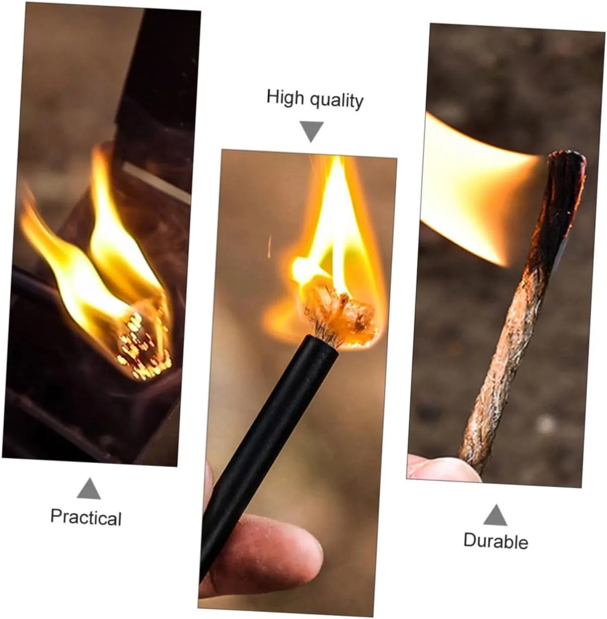 Yardwe Fun Camping Stuff Lantern Camping Utensils Glow Cool Camping Gear Emergency Fire Starter Outdoor