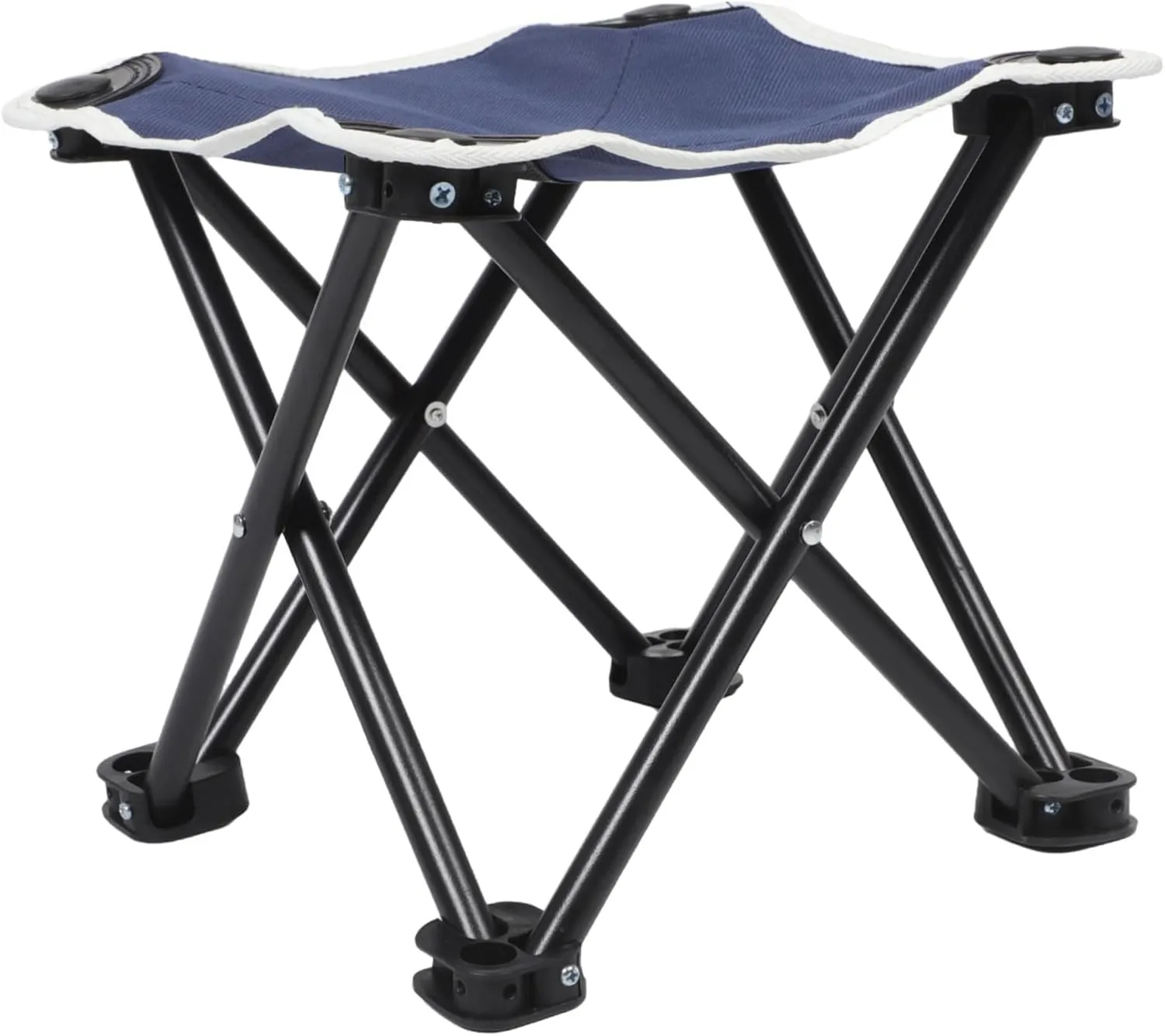 Yardwe Portable Folding Camping Chair Comfortable Outdoor Stool with Supportive Seat and Backrest Stable Structure for Fishing Backpacking and Hunting Easy to Store and Carry for Adults