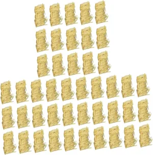 YARNOW 5sets Wood Burner Firelighters Natural Fire Starters for Outdoor Use Camping Grill Compact Design 32pcs*5