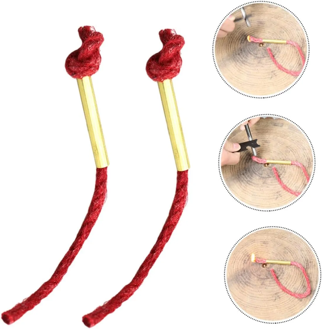 YARNOW Fuse Outdoor Camping Fire Rope Firewood Fire Rope Fire Starter Fire Starters for Campfires Grills