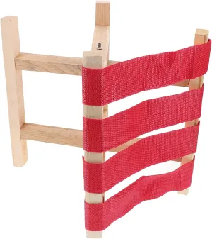 YARNOW Outdoor Folding Chair Compact Camping Stool Wooden Folding Bench Portable Angler Collapsible Stool Sturdy for Fishing
