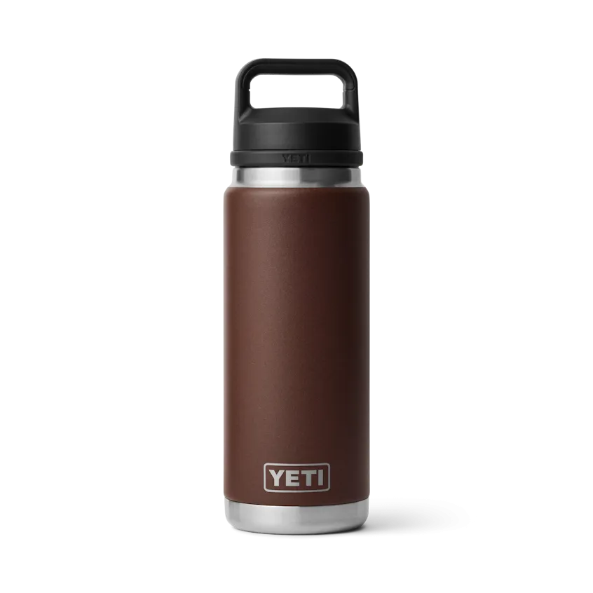 Yeti Rambler 26 oz Bottle Chug-Wetlands Brown