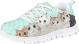 Yzaoxia Little/Big Kids Tennis Shoes for Girls Breathable Mesh Sneakers Lightweight Running Shoes Size 11-3