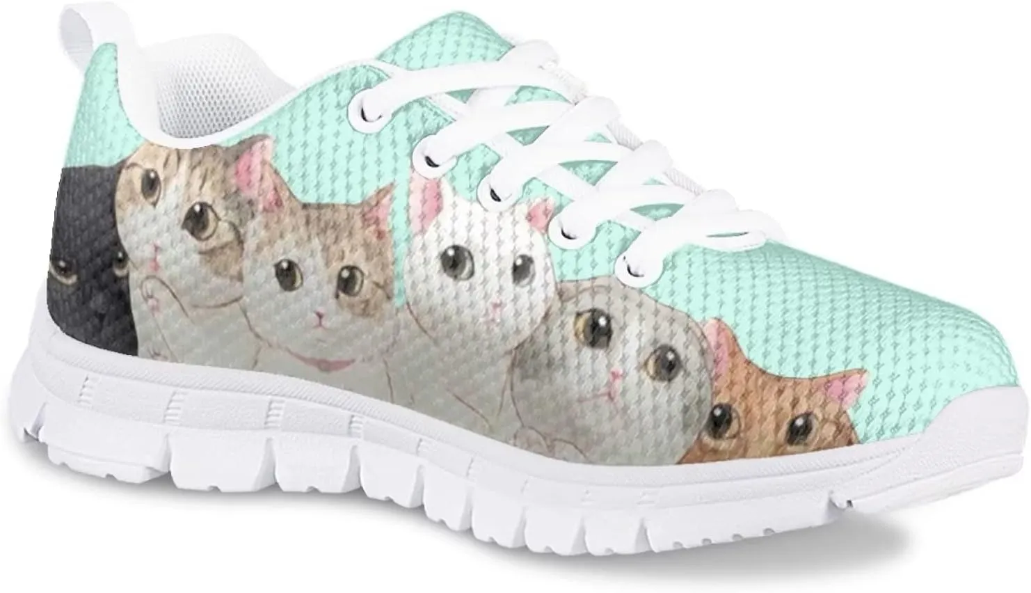 Yzaoxia Little/Big Kids Tennis Shoes for Girls Breathable Mesh Sneakers Lightweight Running Shoes Size 11-3
