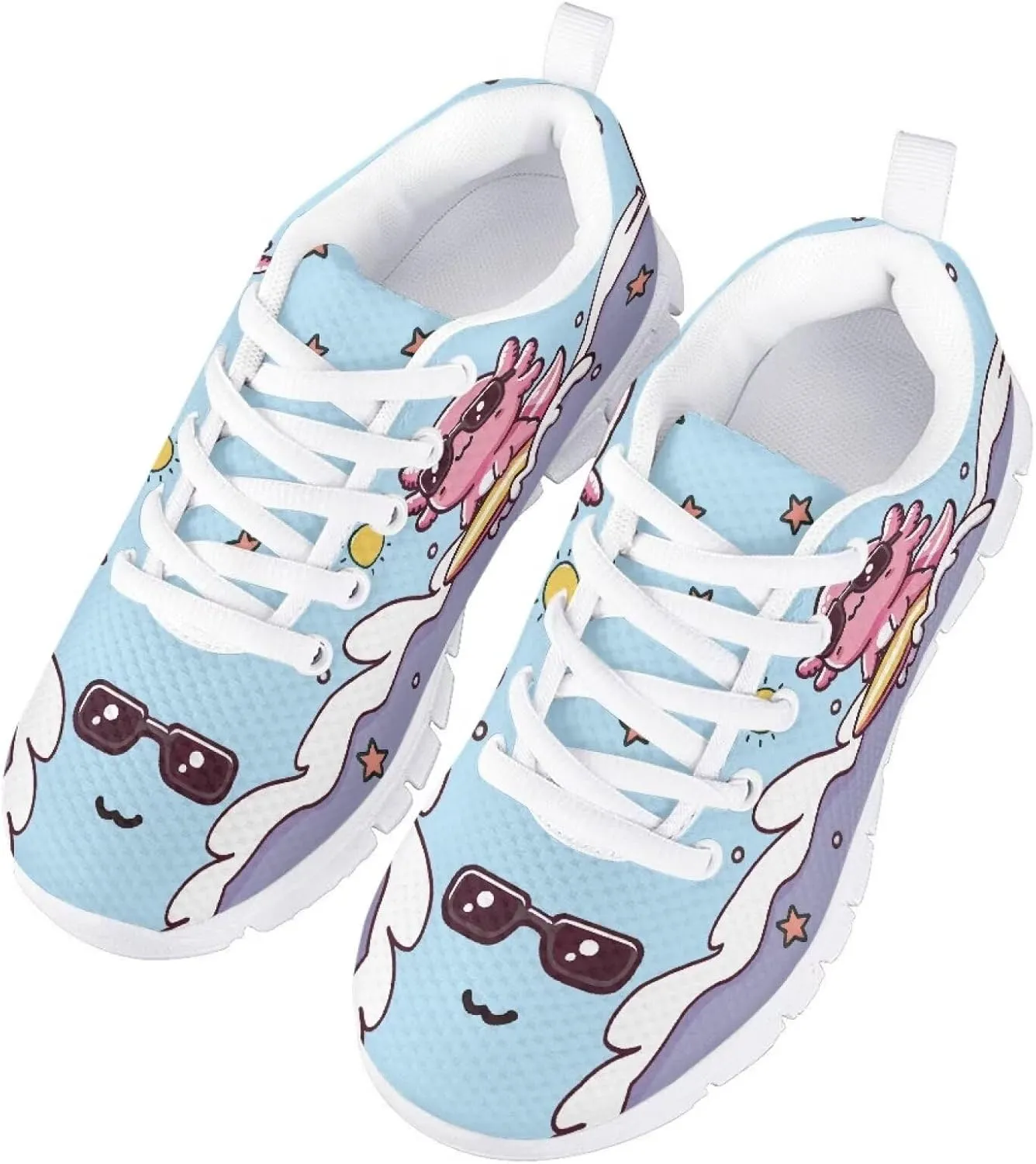 Yzaoxia Little/Big Kids Tennis Shoes for Girls Breathable Mesh Sneakers Lightweight Running Shoes Size 11-3