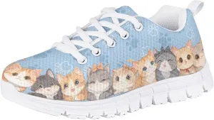 Yzaoxia Little/Big Kids Tennis Shoes for Girls Breathable Mesh Sneakers Lightweight Running Shoes Size 11-3