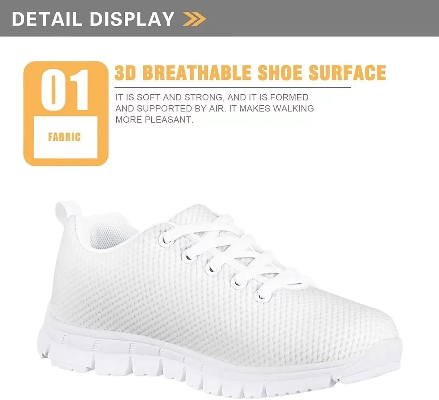 Yzaoxia Tennis Shoes for Kids Girls Size 11-5 Lightweight Walking Shoes Lace Up Athletic Shoes