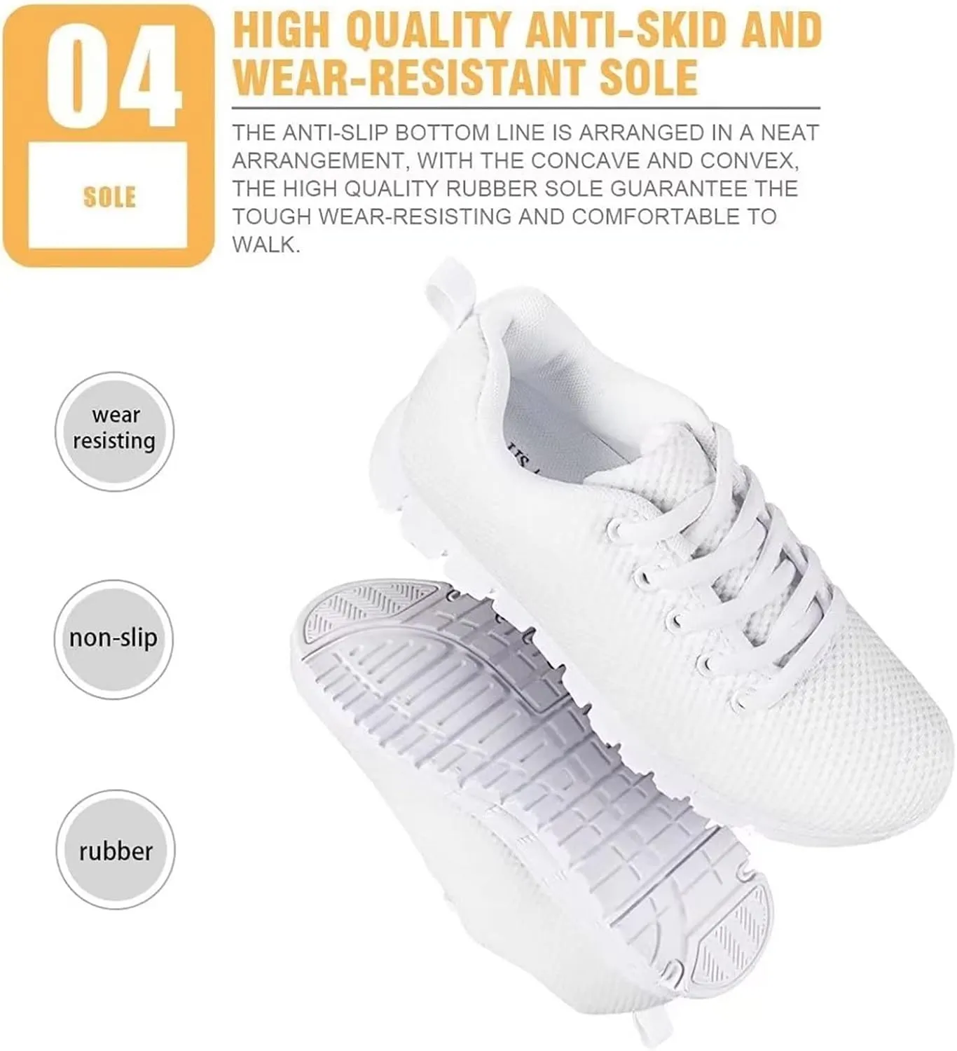 Yzaoxia Tennis Shoes for Kids Girls Size 11-5 Lightweight Walking Shoes Lace Up Athletic Shoes