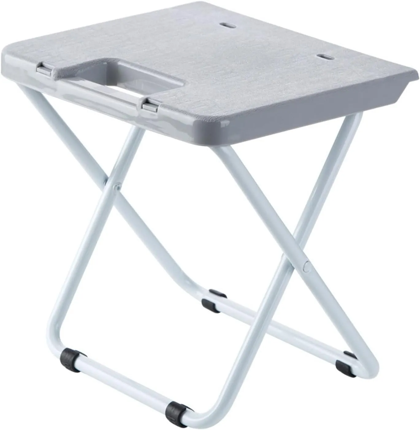 ZABEES Foot Rest Stool Outdoor Camping Folding Chair Stool Portable Plastic Small Low Stool Folding Stool Foot Stool for Picnic Living Room Padded Seat