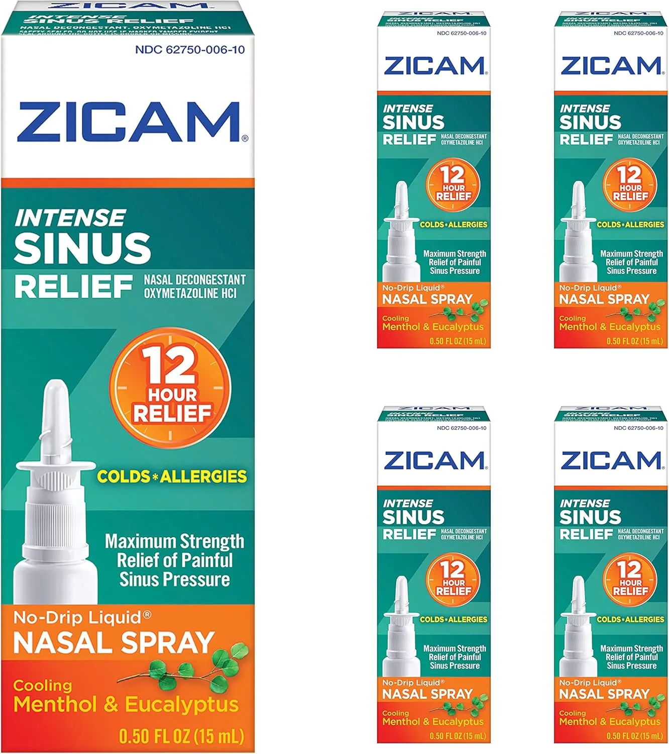Zicam Intense Sinus Nasal Size .5z Zicam Intense Sinus Relief Nasal Gel .05z