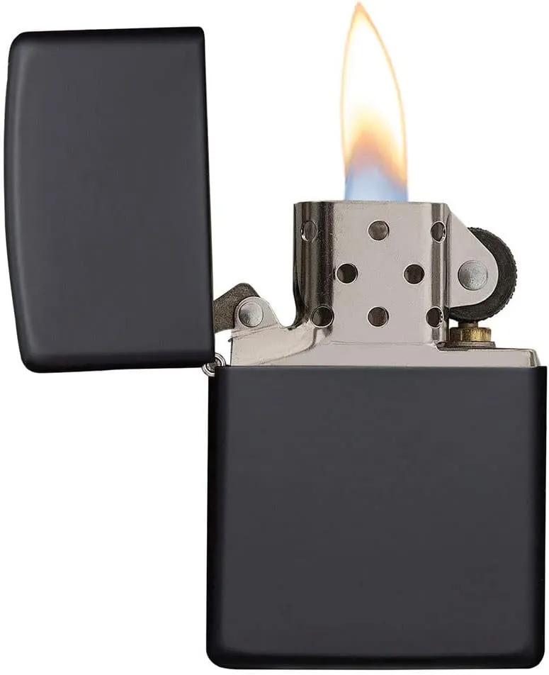 Zippo 218 Classic Black Matte Pocket Lighter