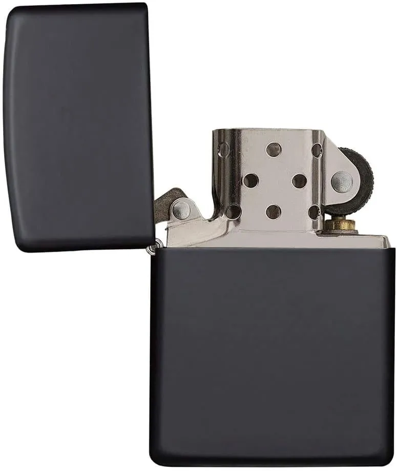 Zippo 218 Classic Black Matte Pocket Lighter