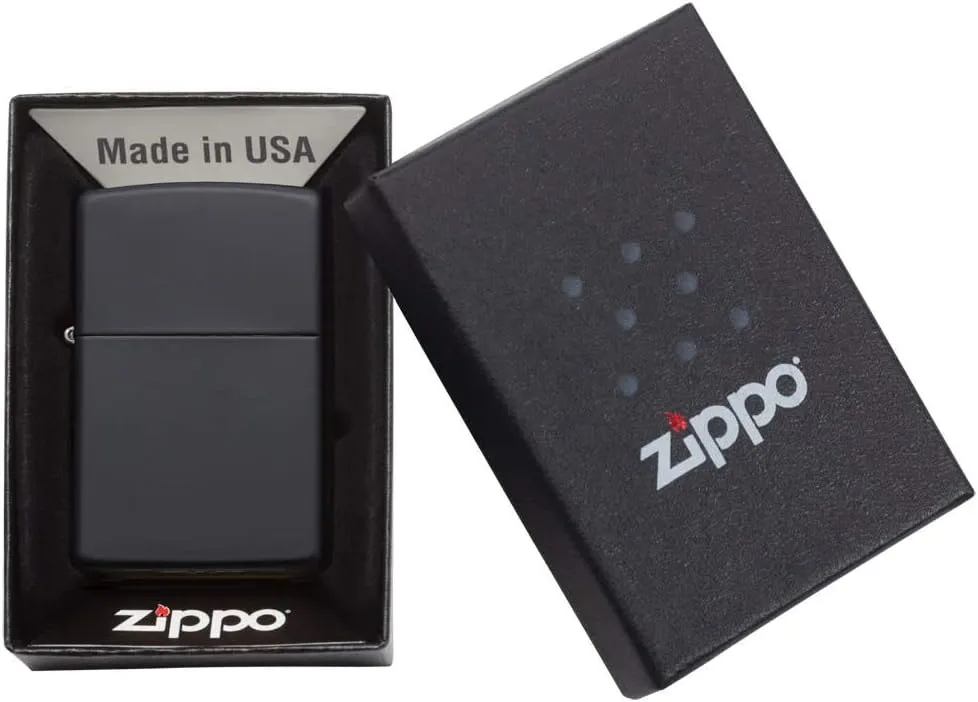 Zippo 218 Classic Black Matte Pocket Lighter