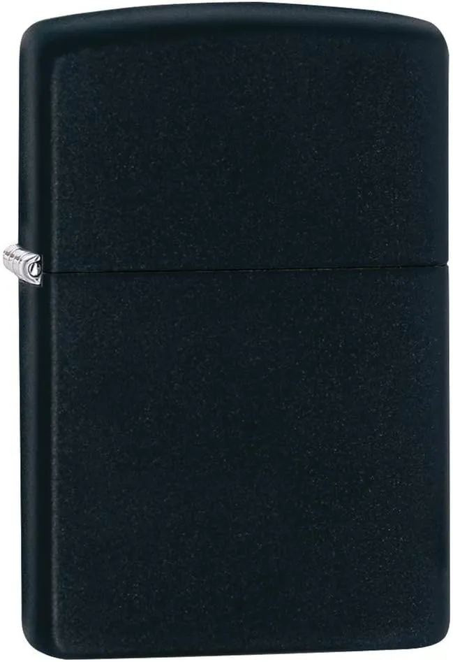 Zippo 218 Classic Black Matte Pocket Lighter