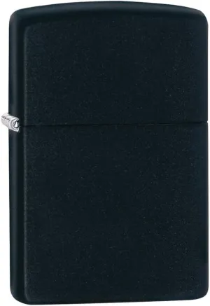 Zippo 218 Classic Black Matte Pocket Lighter