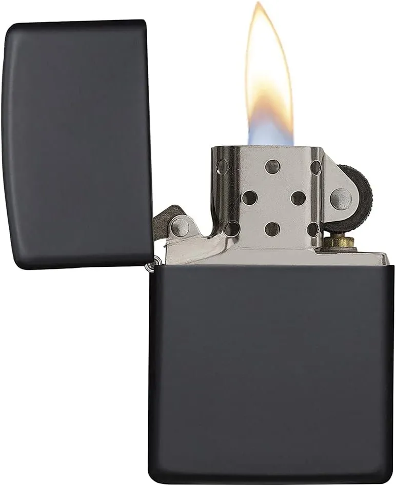 Zippo All-in-One Kit with Black Matte Windproof Lighter