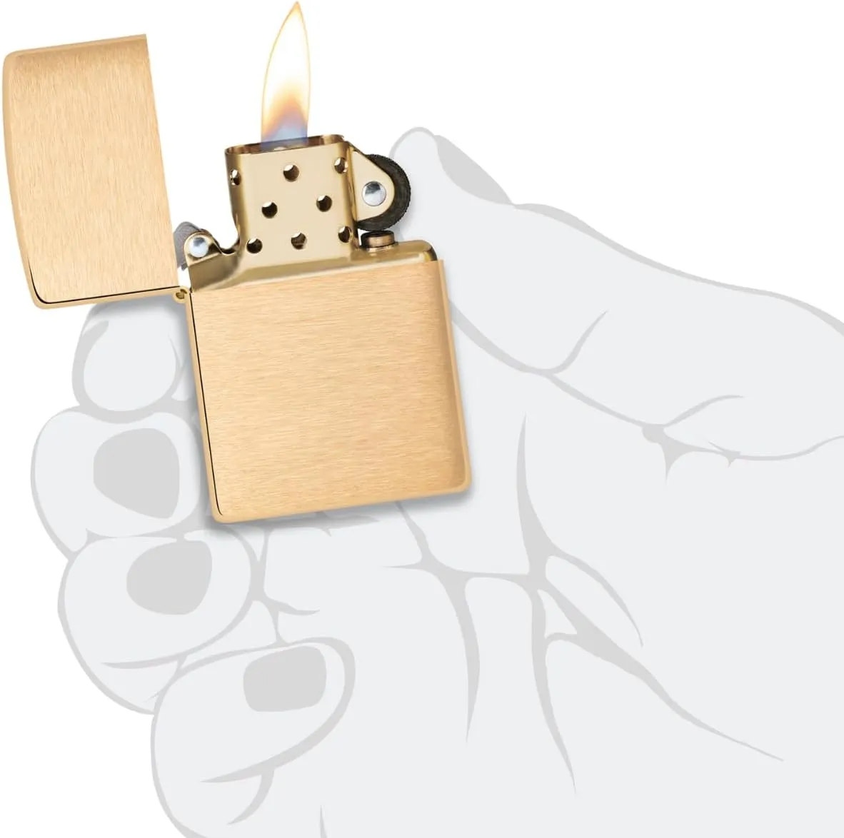 Zippo Brass Pocket Lighters