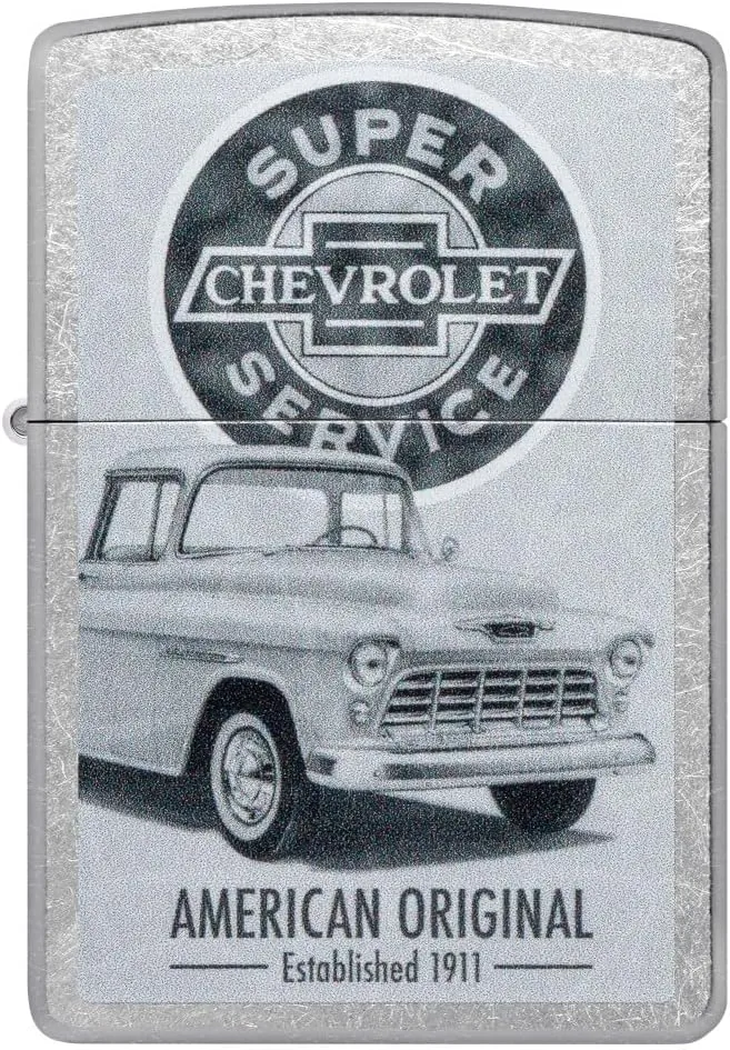 Zippo Chevrolet Street Chrome Pocket Lighter