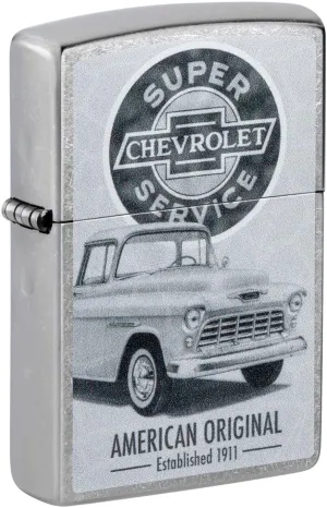 Zippo Chevrolet Street Chrome Pocket Lighter