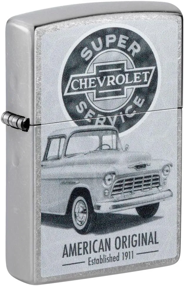 Zippo Chevrolet Street Chrome Pocket Lighter